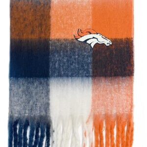NFL Denver Broncos Moher large scarf blanket milti color.  NEW w/ Tags.